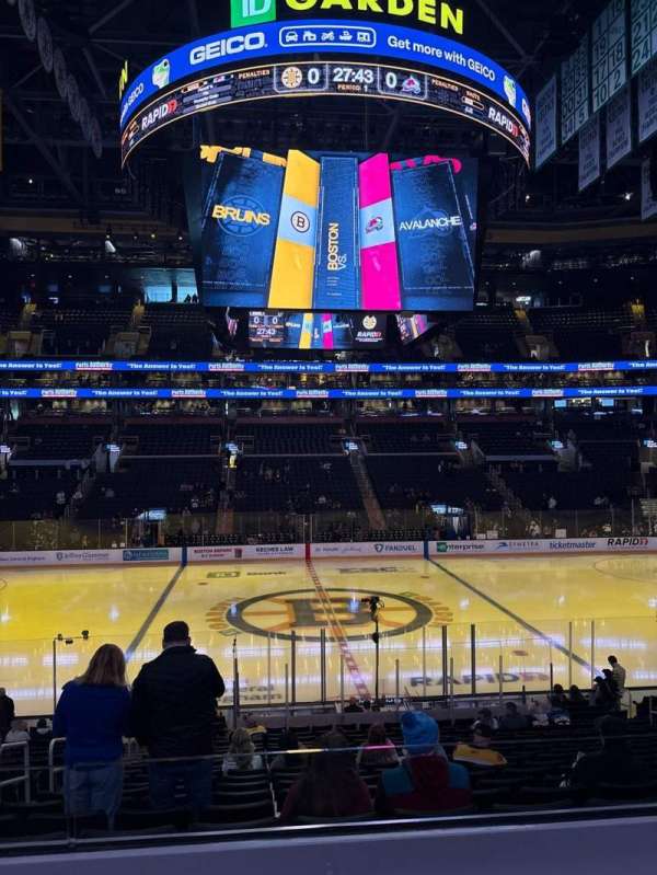 TD Garden, section: 141, row: B, seat: 12