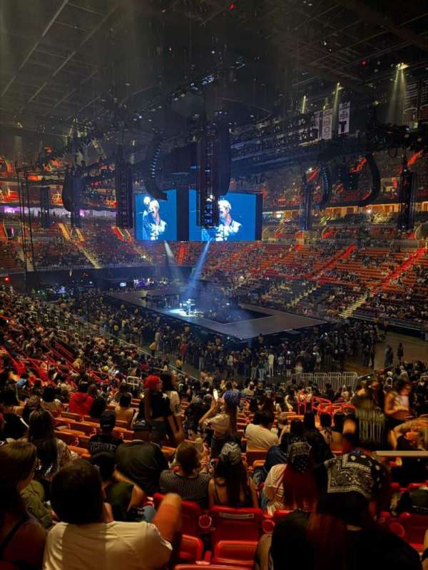 Kaseya Center, section: 115, row: 32, seat: 3