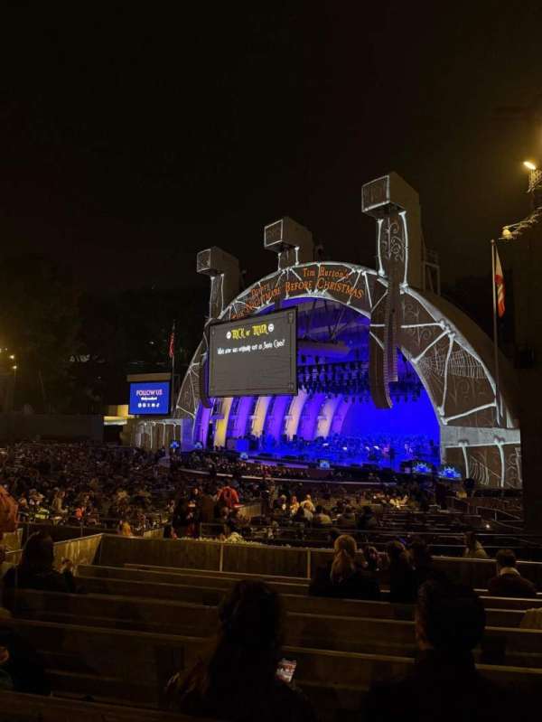 Hollywood Bowl, section: D, row: 8, seat: 18