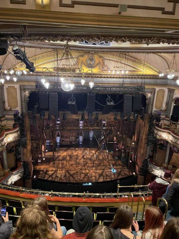 Victoria Palace Theatre, section: Grand Circle, row: H, seat: 23