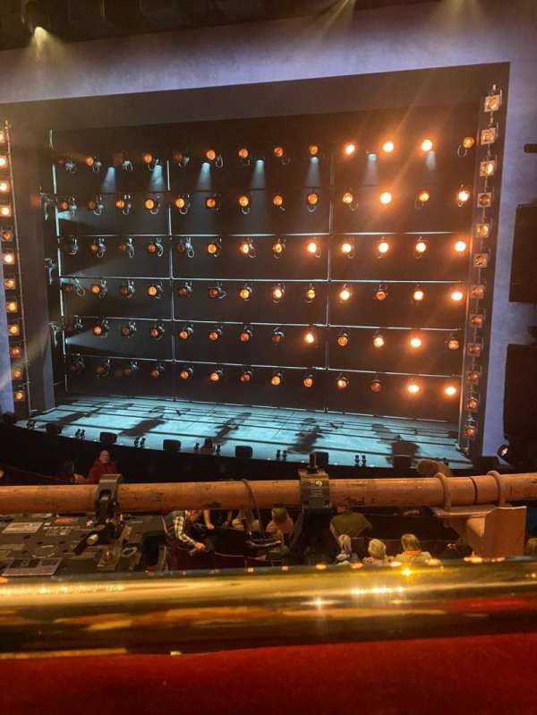 Shaftesbury Theatre, section: Royal Circle, row: A, seat: 12