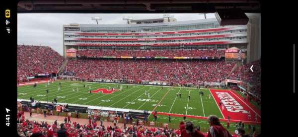 Memorial Stadium, Lincoln, section: 3, row: 40, seat: 1-2