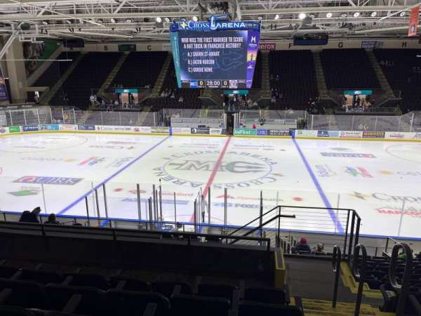 Cross Insurance Arena, section: V, row: 18, seat: 1