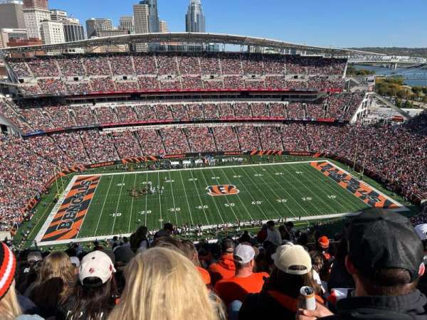 Paycor Stadium, section: 312, row: 33, seat: 4