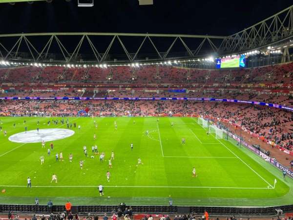 Emirates Stadium, section: 110, row: 2, seat: 543