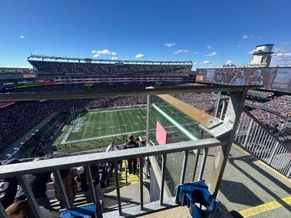 Gillette Stadium, section: 312, row: 8, seat: 2
