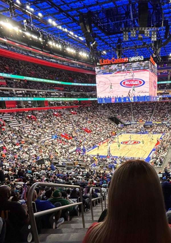 Little Caesars Arena, section: 114, row: 26, seat: 26-27