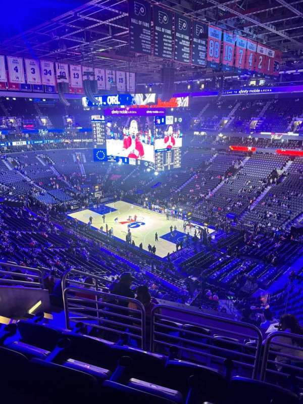 Xfinity Mobile Arena, section: 216A, row: 8, seat: 8