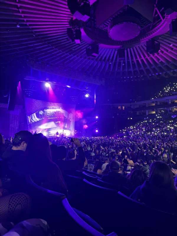 Oakland Arena, section: 113, row: 4, seat: 9