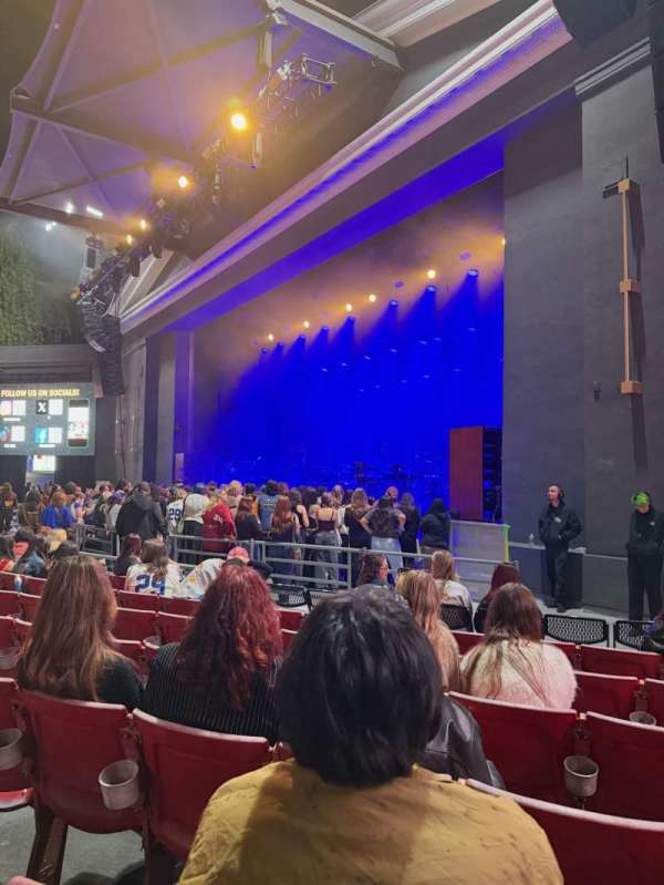 The Greek Theatre, section: A Right, row: G, seat: 40