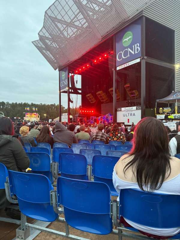 CCNB Amphitheatre, section: 12, row: E, seat: 7