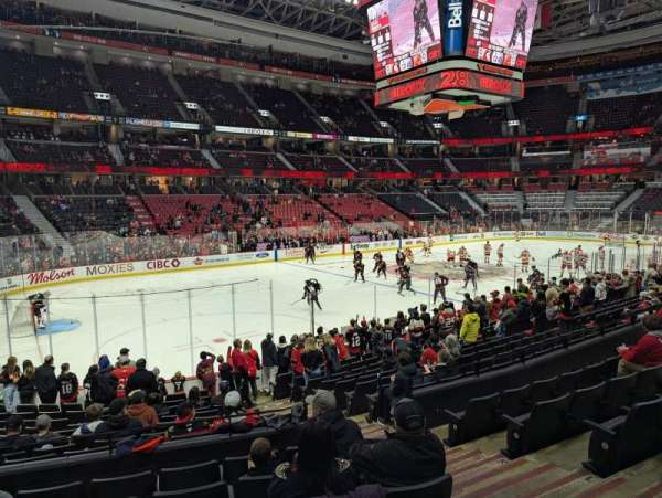 Canadian Tire Centre, section: 119, row: O, seat: 4