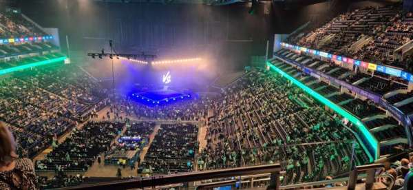 The O2, London, section: 413, row: J, seat: 751