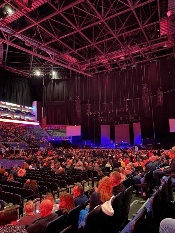 The O2, London, section: 110, row: F, seat: 312