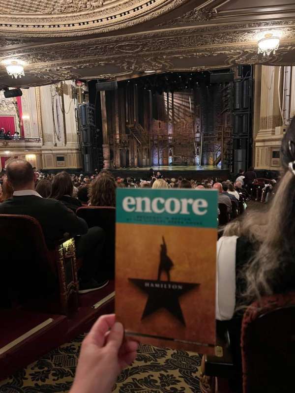 Citizens Bank Opera House, section: RORCLV, row: U, seat: 32