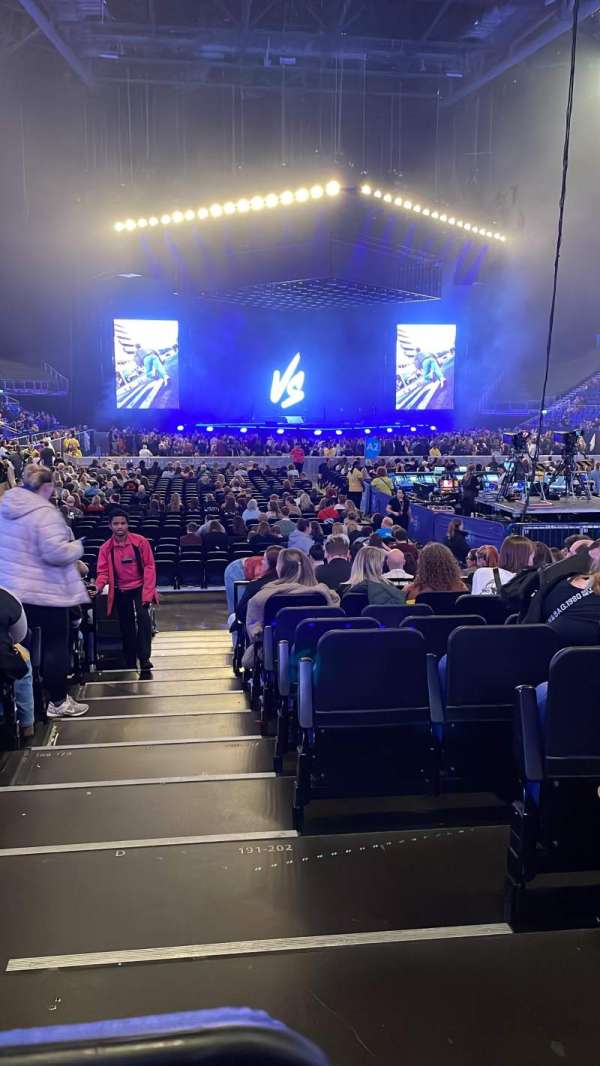 The O2, London, section: 106, row: G, seat: 178