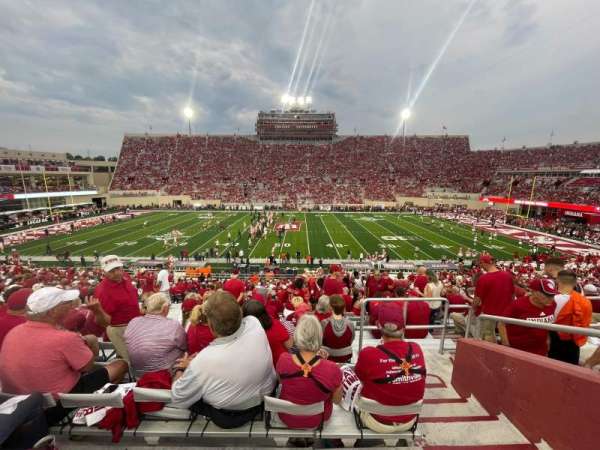 Memorial Stadium, Indiana, section: 26, row: 36, seat: 1