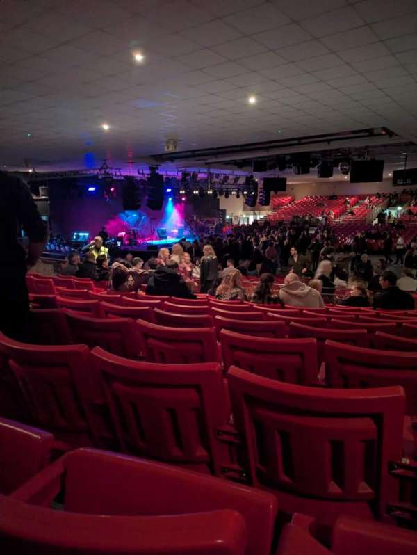 The National arena, section: N, row: R, seat: 4