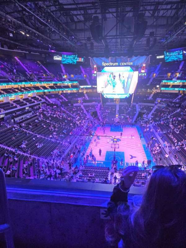 Spectrum Center, section: 233, row: B, seat: 23