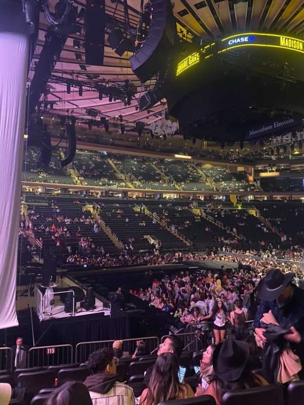Madison Square Garden, section: 115, row: 11, seat: 9