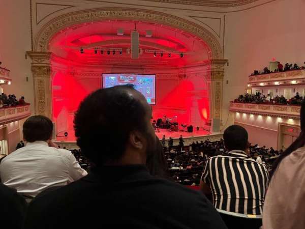 Carnegie Hall, section: Box 37, row: 3, seat: 7