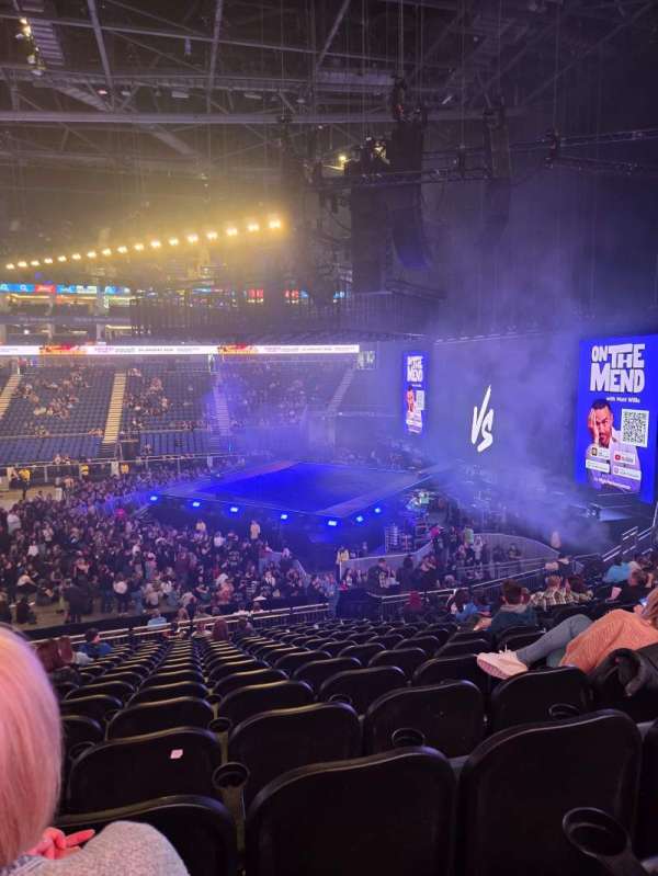 The O2, London, section: 112, row: Y, seat: 374