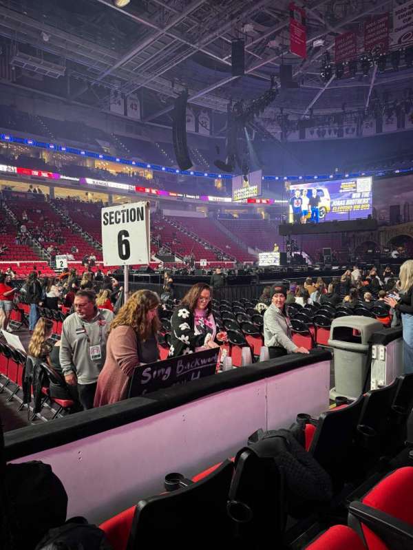 Lenovo Center, section: 121, row: C, seat: 6