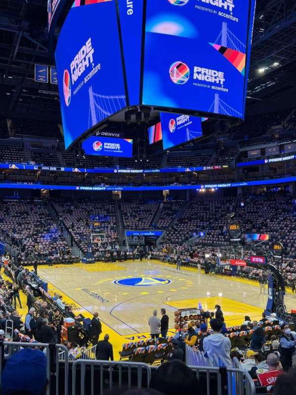Chase Center, section: 123, row: 11, seat: 7