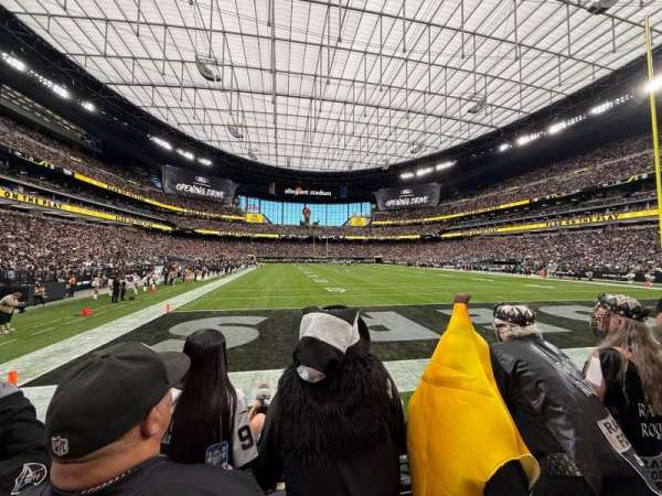 Allegiant Stadium, section: 124, row: 3, seat: 22