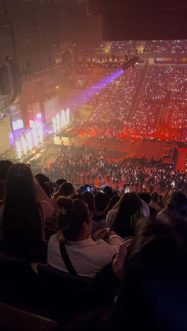 SAP Center, section: 215, row: 7, seat: 3