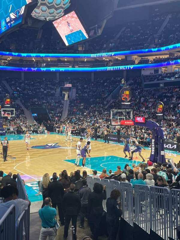 Spectrum Center, section: 111, row: L, seat: 6