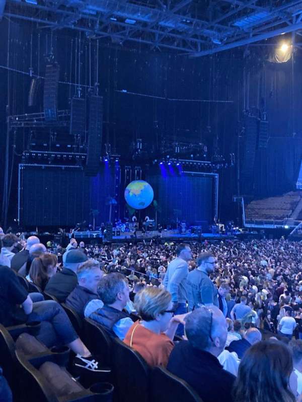 The O2, London, section: 103, row: r, seat: 105