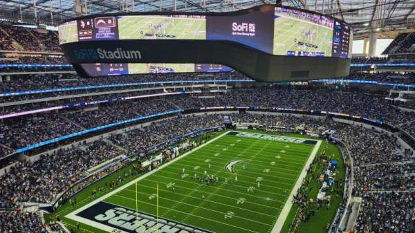 SoFi Stadium, section: 413, row: 1, seat: 5
