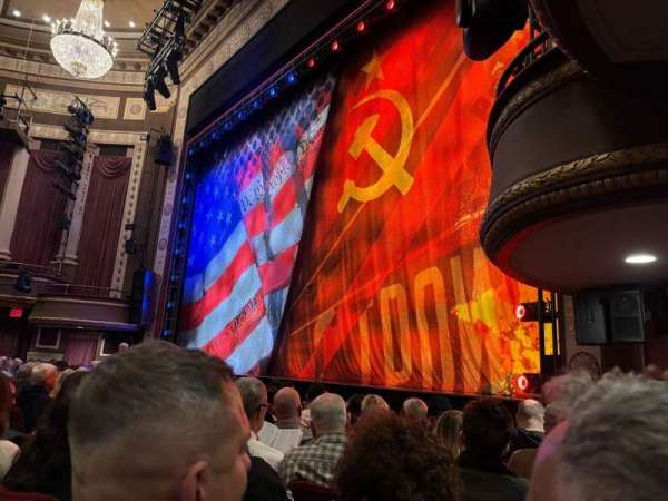 Imperial Theatre, section: Orchestra R, row: F, seat: 20