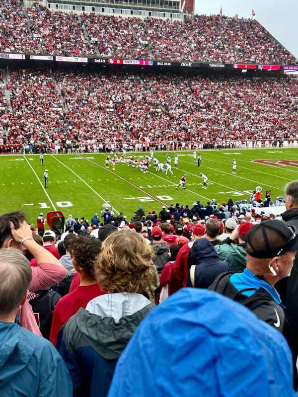 Gaylord Memorial Stadium, section: 34, row: 32, seat: 8