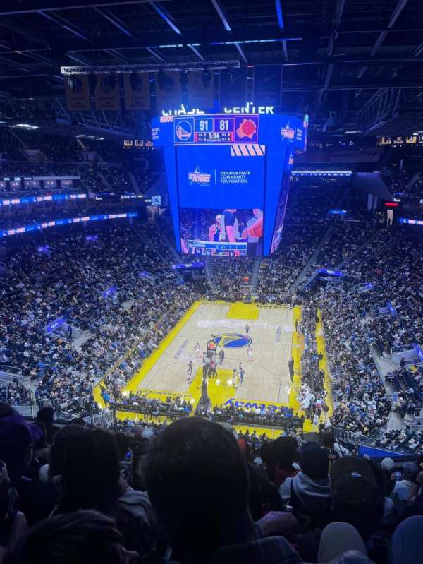 Chase Center, section: 212, row: 8, seat: 15