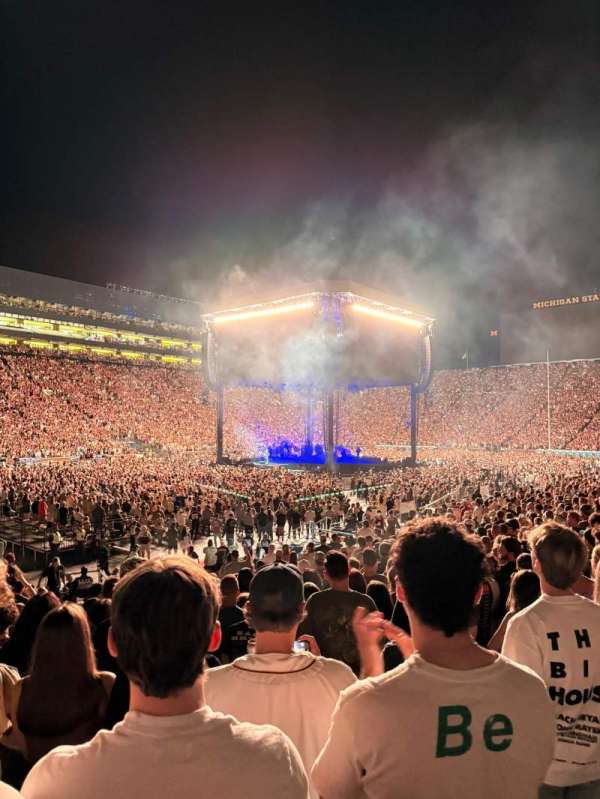 Michigan Stadium, section: 28, row: 21, seat: 5