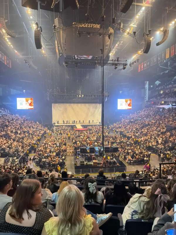 Bridgestone Arena, section: 120, row: N, seat: 8