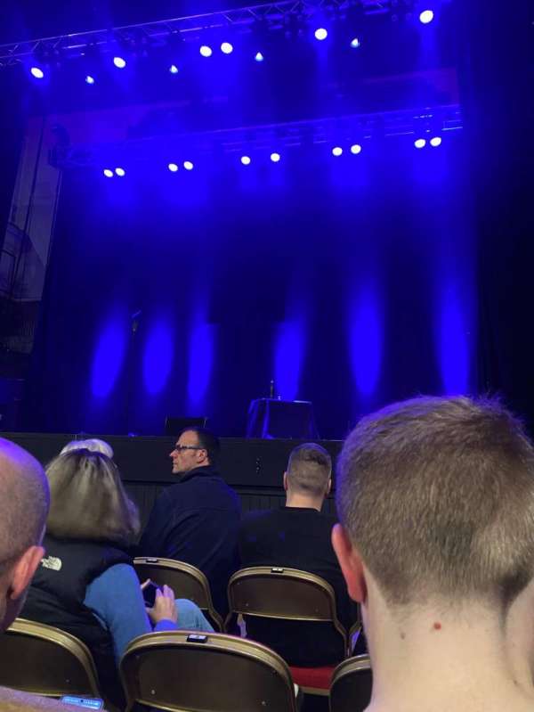 Parr Hall, section: Floor, row: D, seat: 7