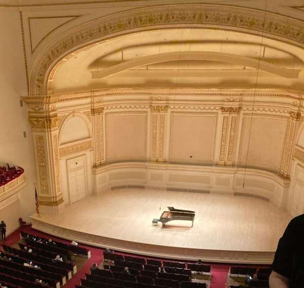 Carnegie Hall, section: Dress Circle RC, row: DD, seat: 8