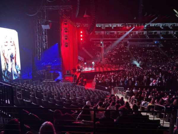 Spectrum Center, section: 107A, row: T, seat: 2