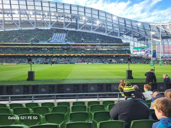Aviva Stadium, section: 103, row: G, seat: 19