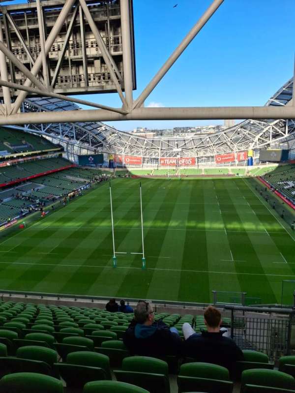 Aviva Stadium, section: 514, row: Q, seat: 17