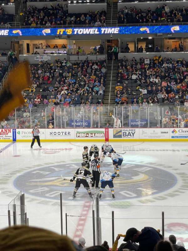 Huntington Center, section: 106, row: S, seat: 18