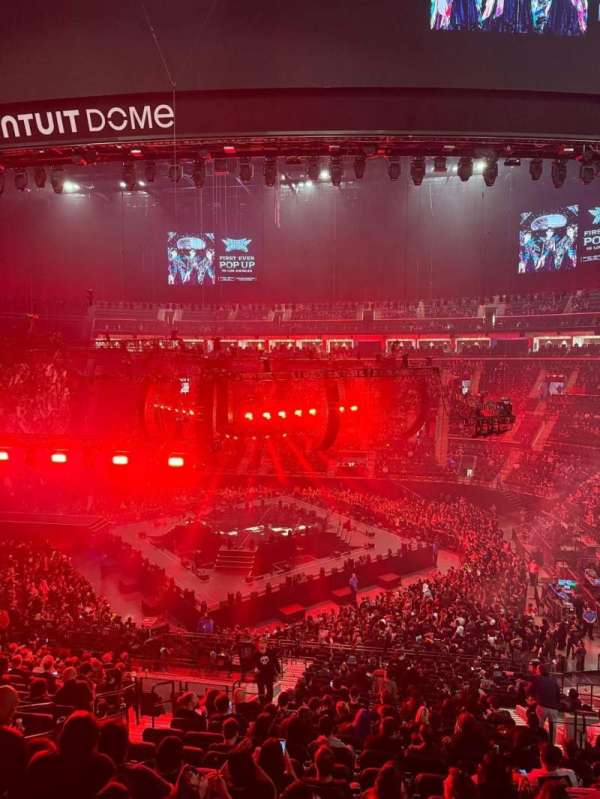 Intuit Dome, section: Club 8, row: 26, seat: 15