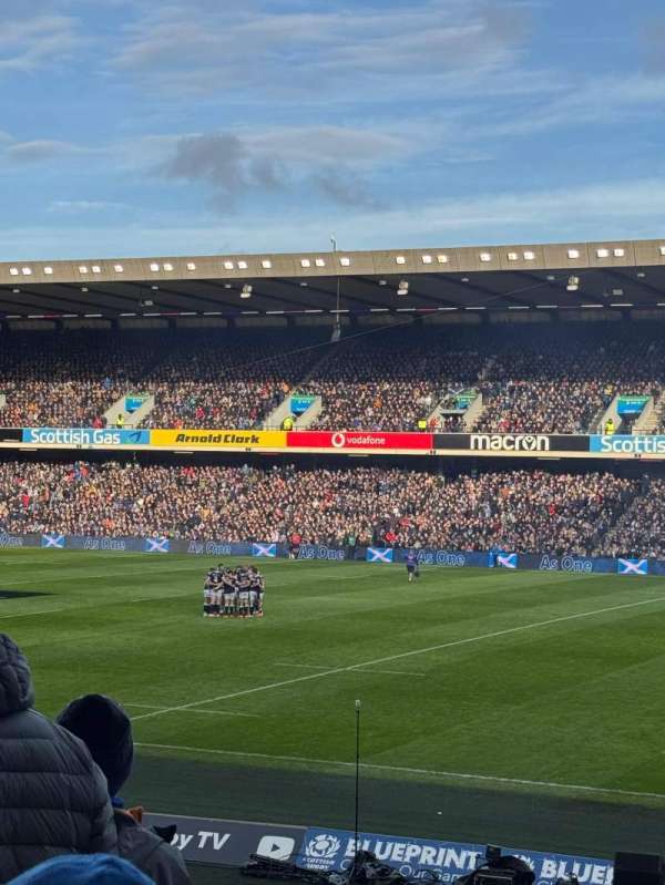 Murrayfield Stadium, section: West, row: Y, seat: 2
