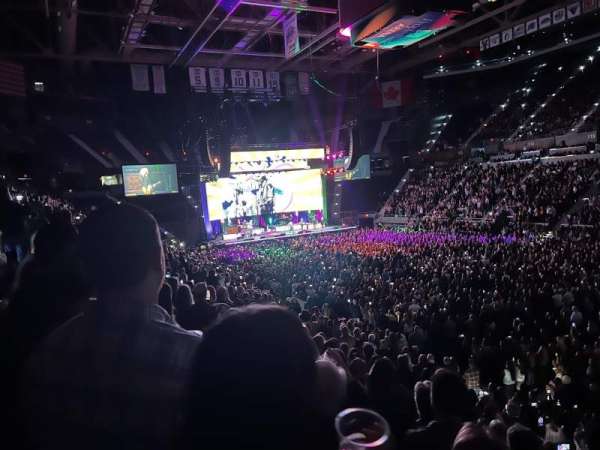 PeoplesBank Arena, section: 101, row: R, seat: 3