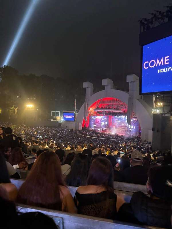 Hollywood Bowl, section: F3, row: 9, seat: 16