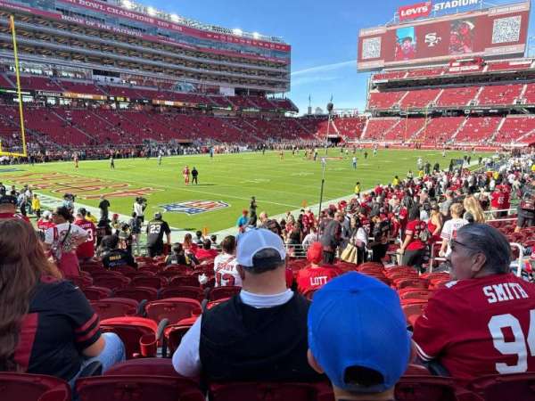 Levi's Stadium, section: 123, row: 12, seat: 21
