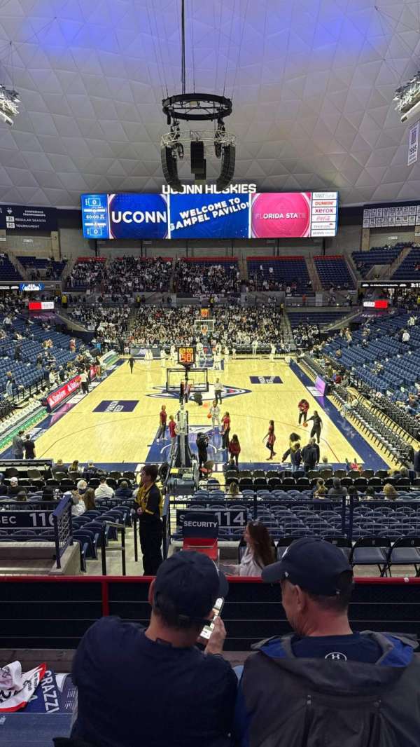 Harry A. Gampel Pavilion, section: 215, row: F, seat: 6